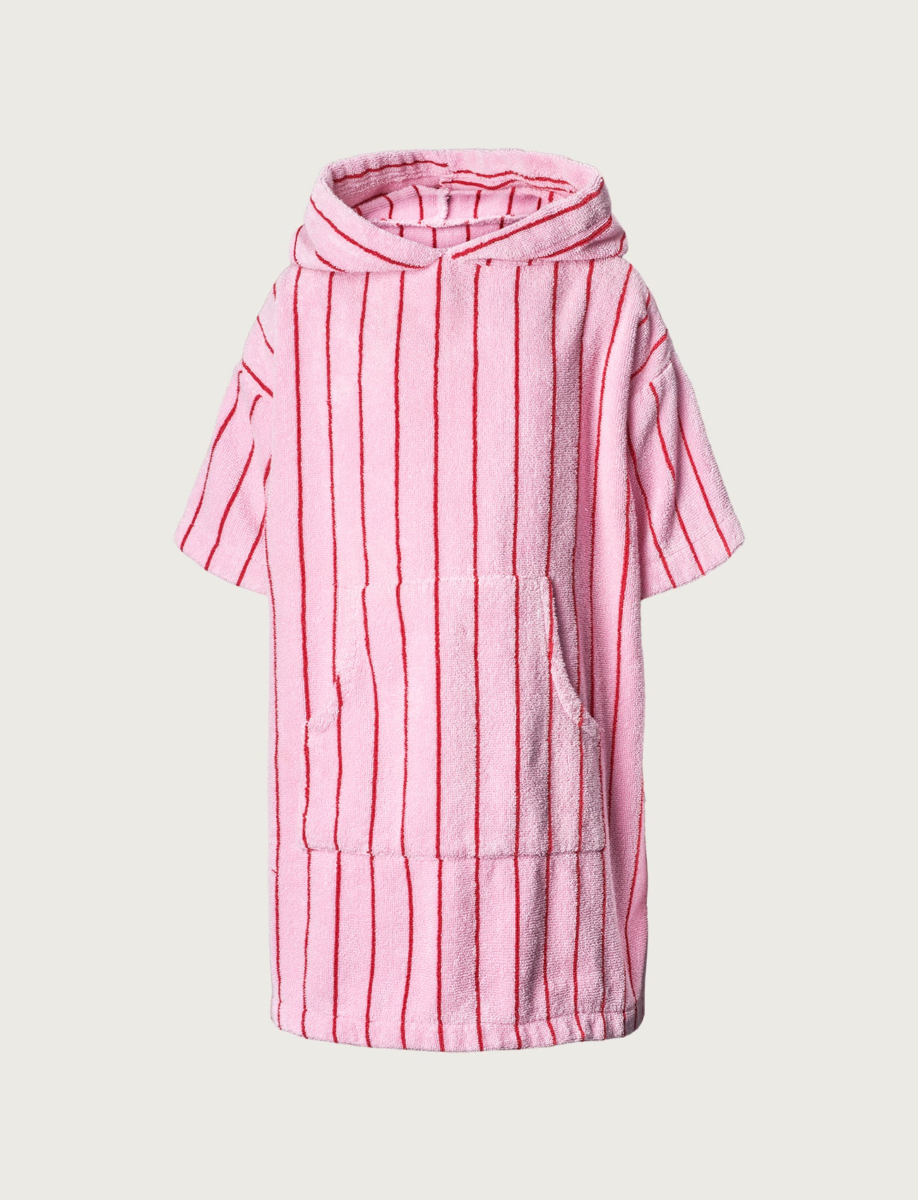 Naram Kids Poncho, baby pink & ski patrol