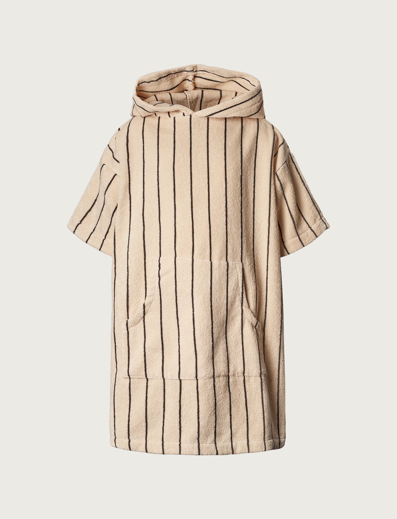 Naram Kids Poncho, creme & ink
