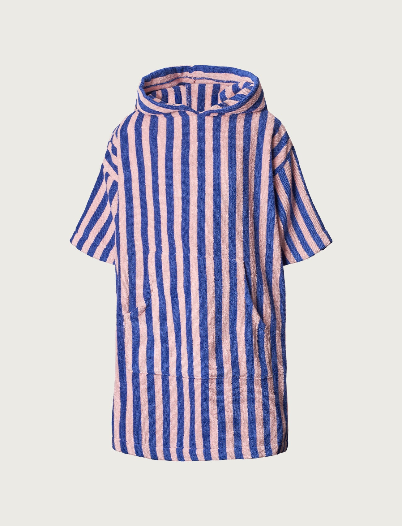 Naram Kids Poncho, dazzling blue & rose