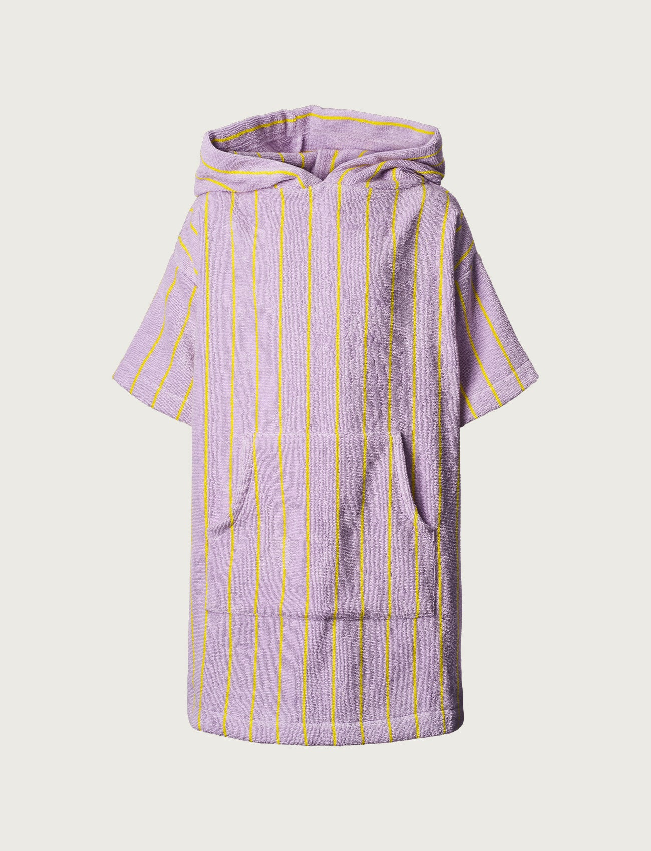 Naram Kids Poncho, lilac & neon yellow