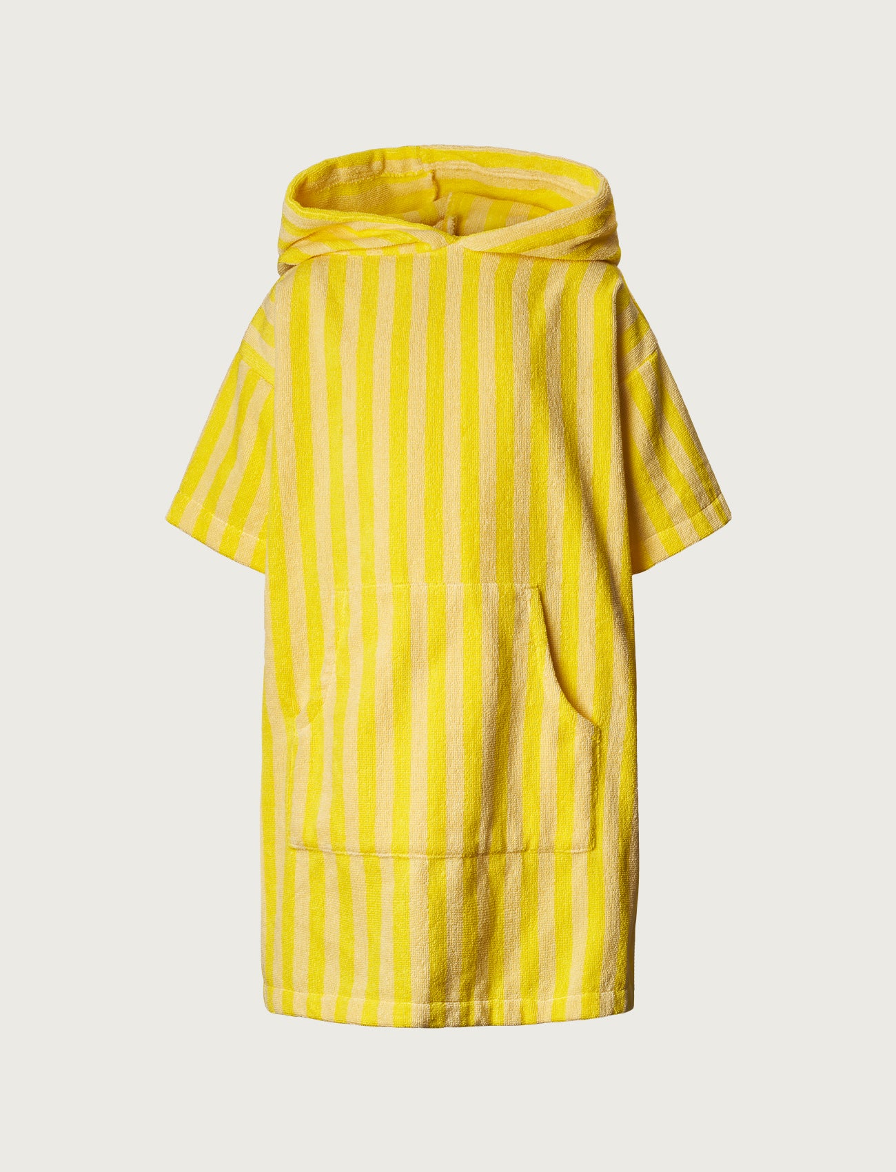 Naram Kids Poncho, pristine & neon yellow