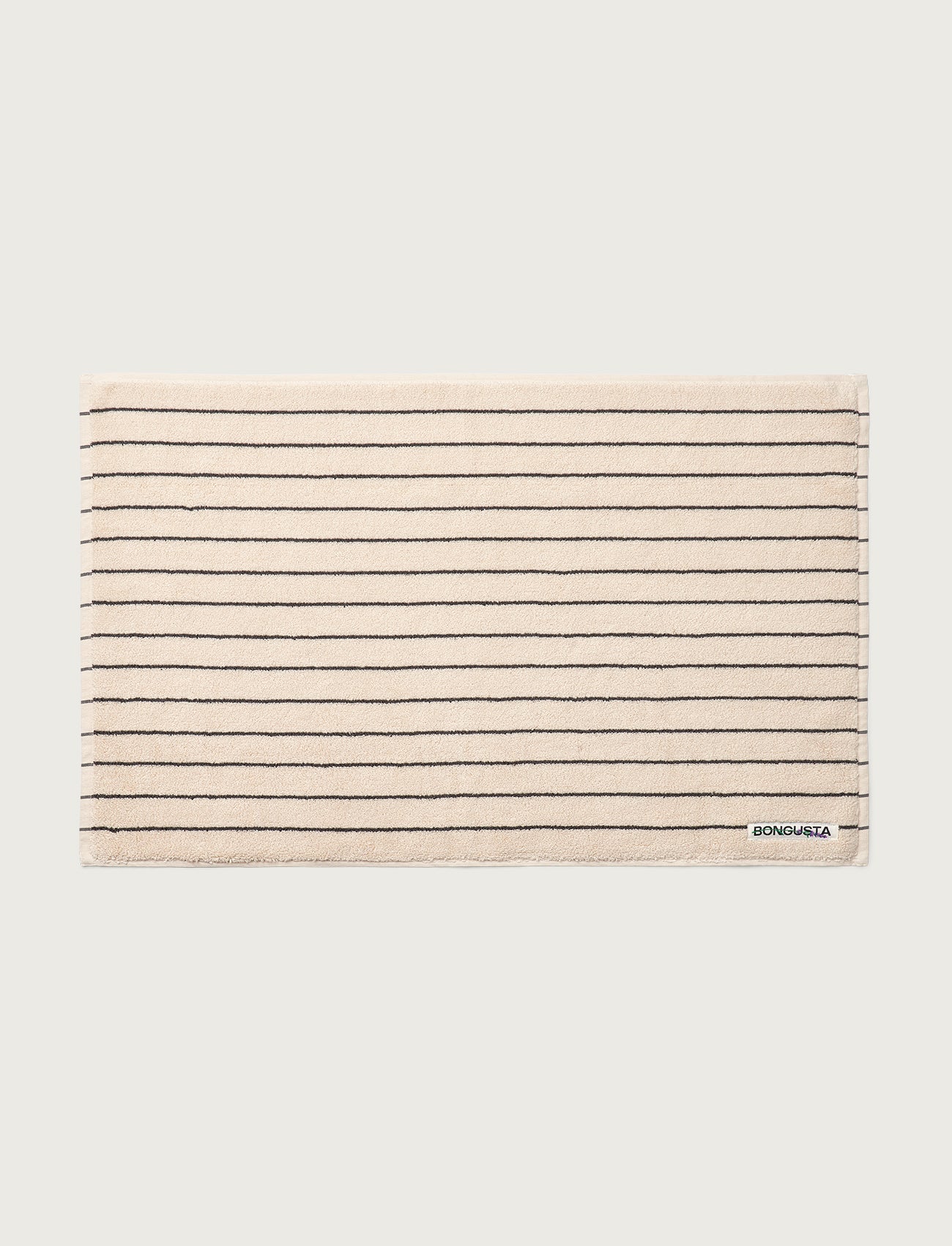 Naram Bath Mat, creme & ink