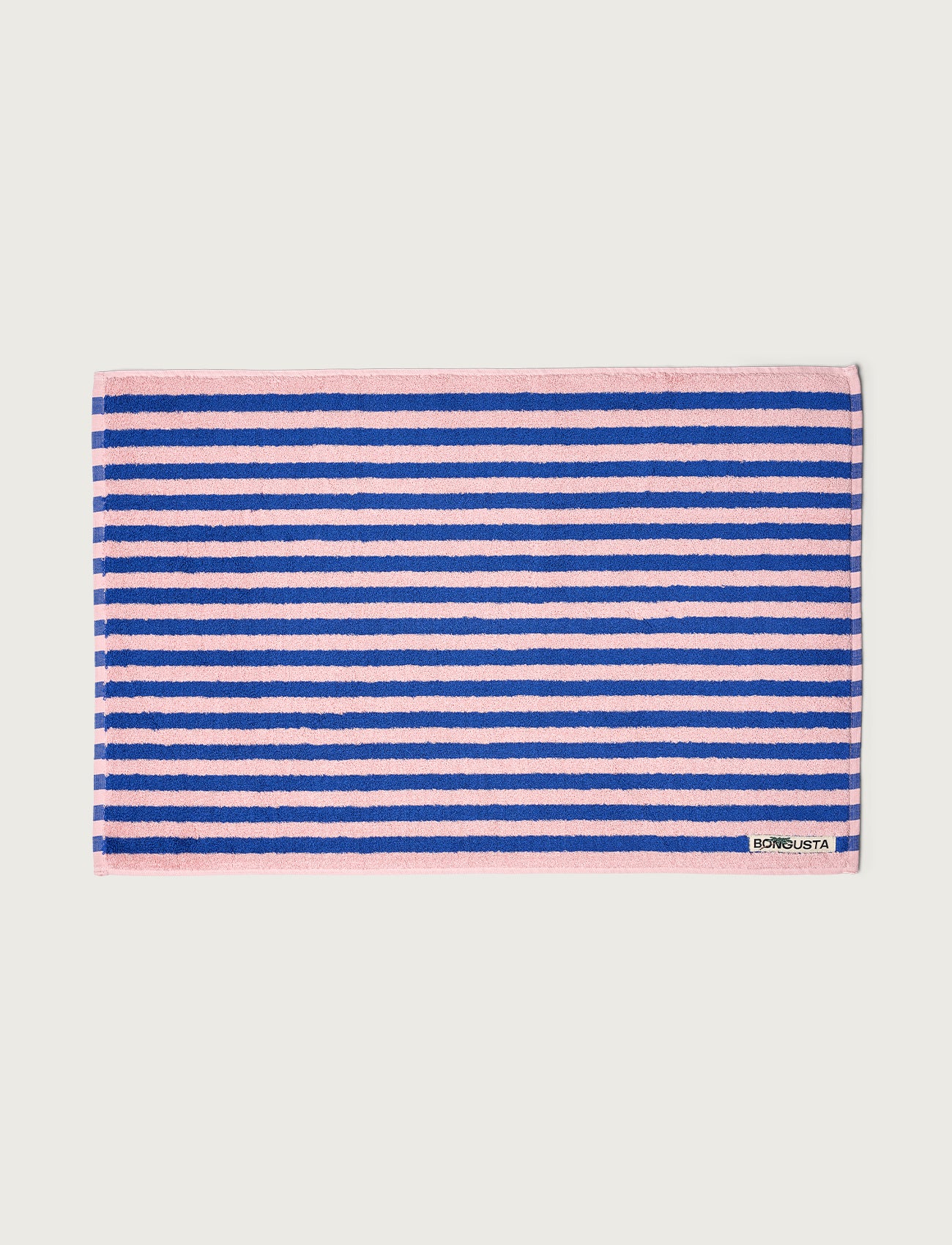 Naram Bath Mat, dazzling blue & rose