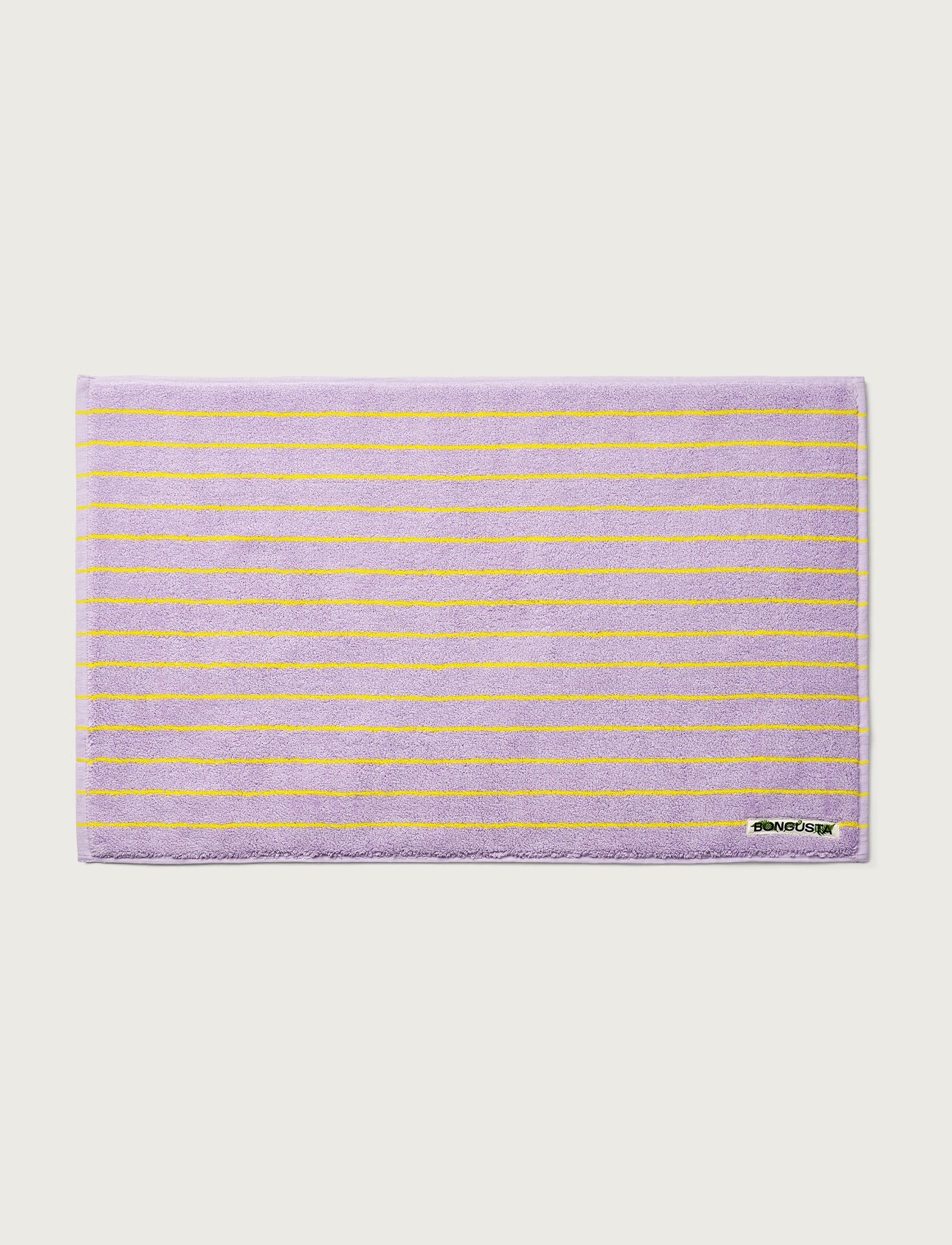 Naram Bath Mat, lilac & neon yellow