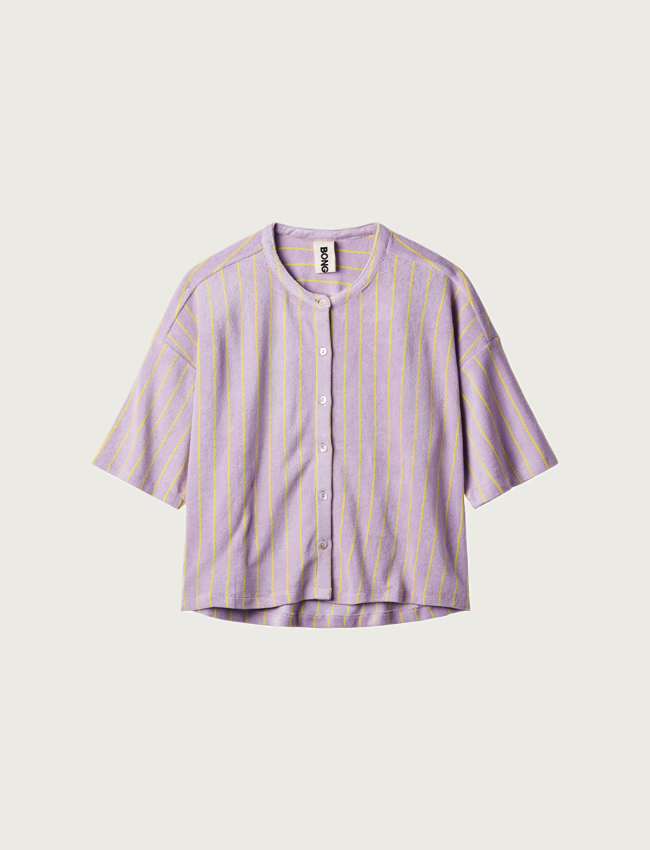 Naram Oversized Shirt, lilac & neon yellow