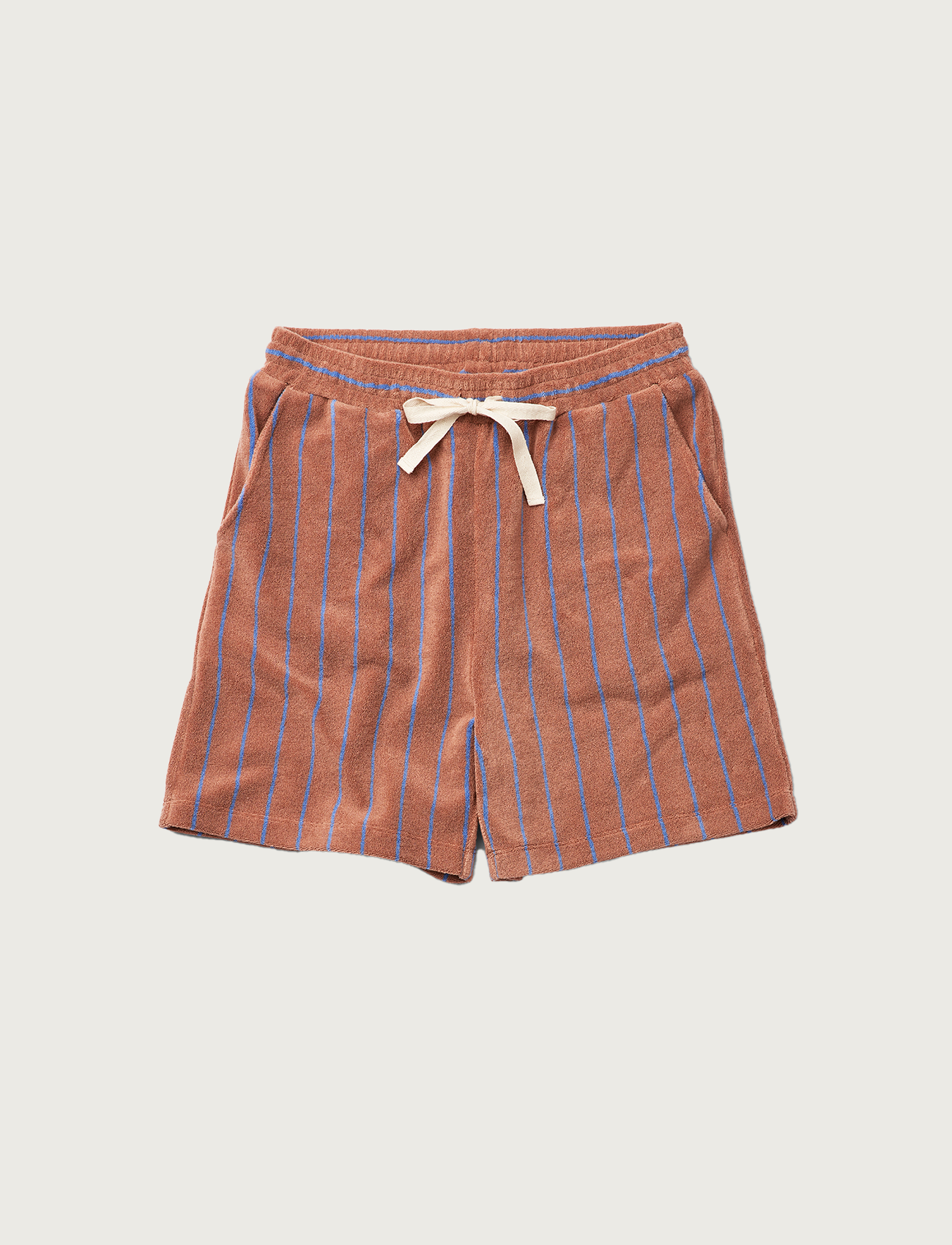 Naram Shorts, camel & ultramarine