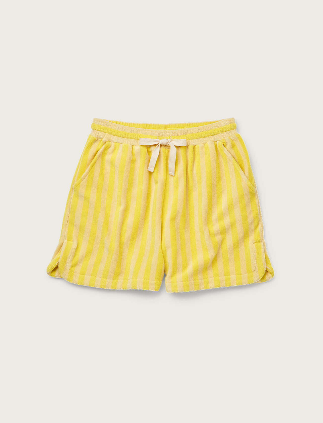 Naram Gym Shorts, pristine & neon yellow