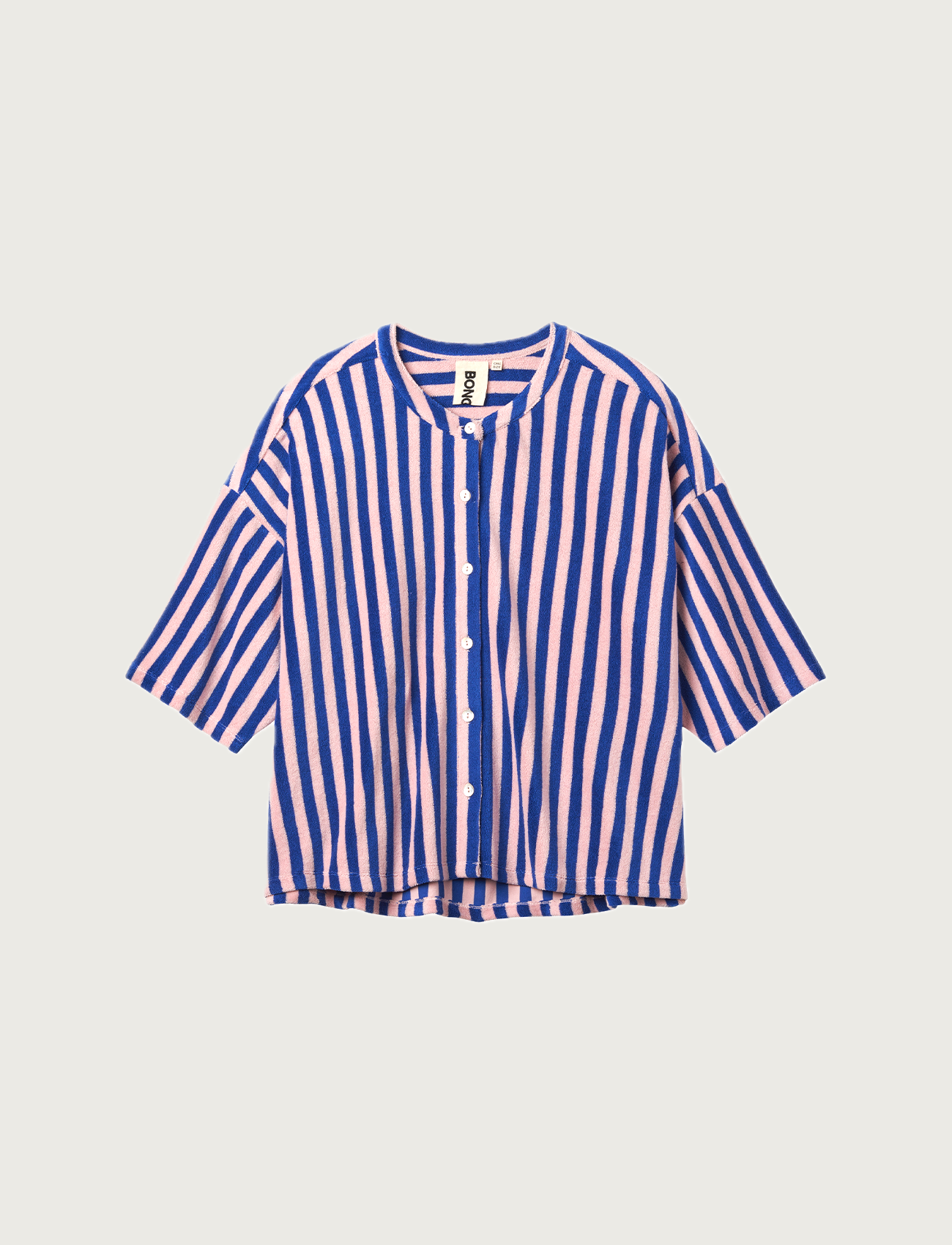 Naram Oversized Shirt, dazzling blue & rose