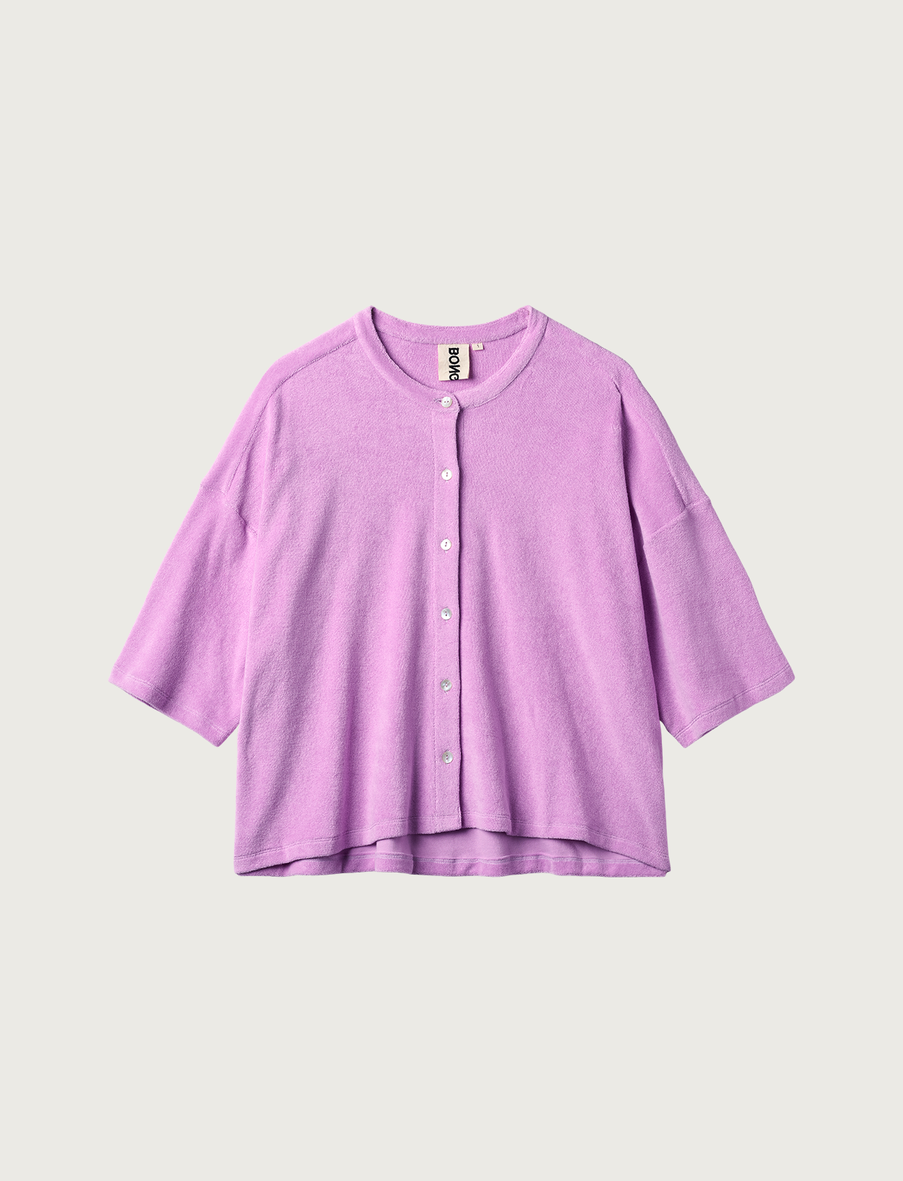 Naram Oversized Shirt, soft fuchsia