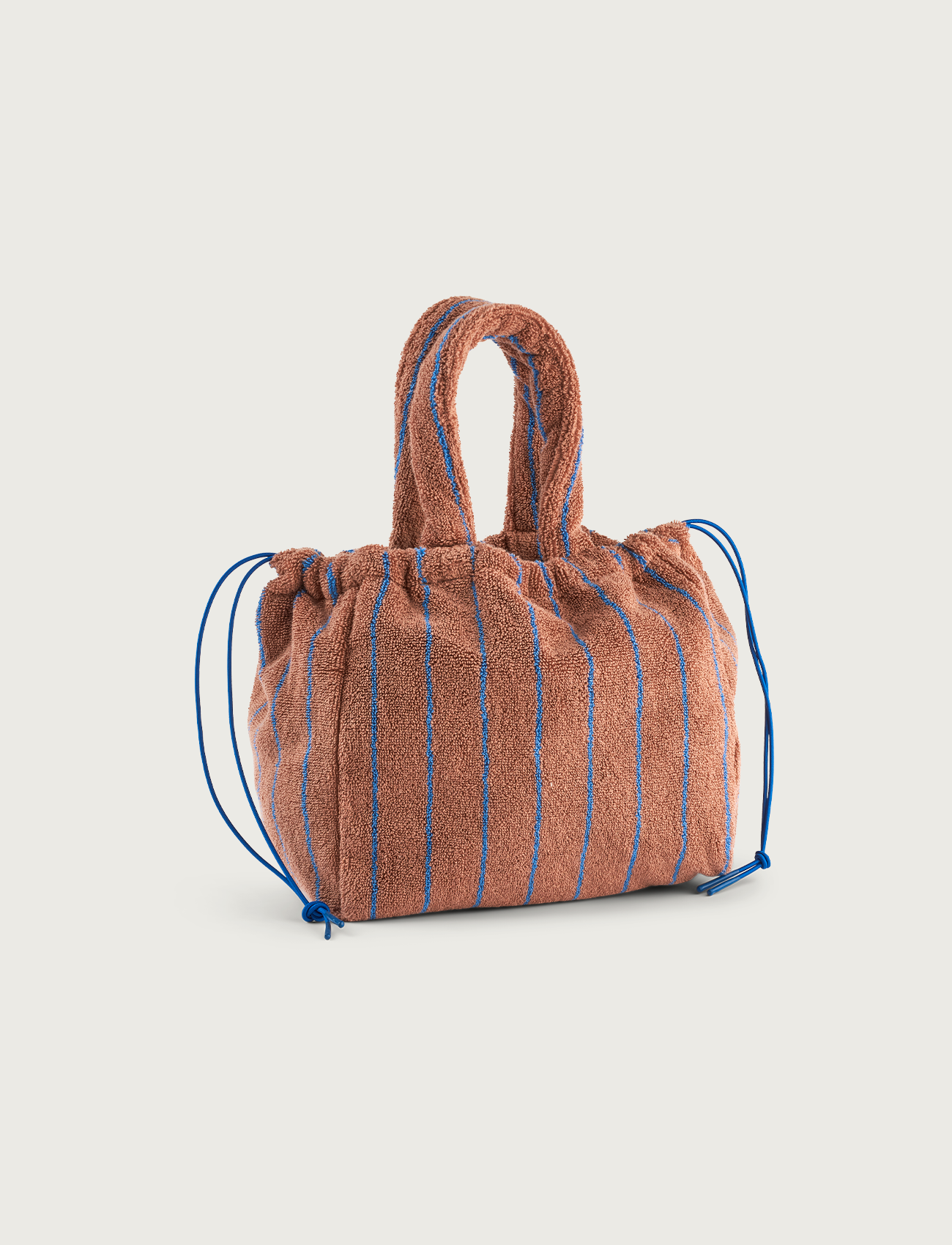 Naram Handbag Small, camel & ultramarine