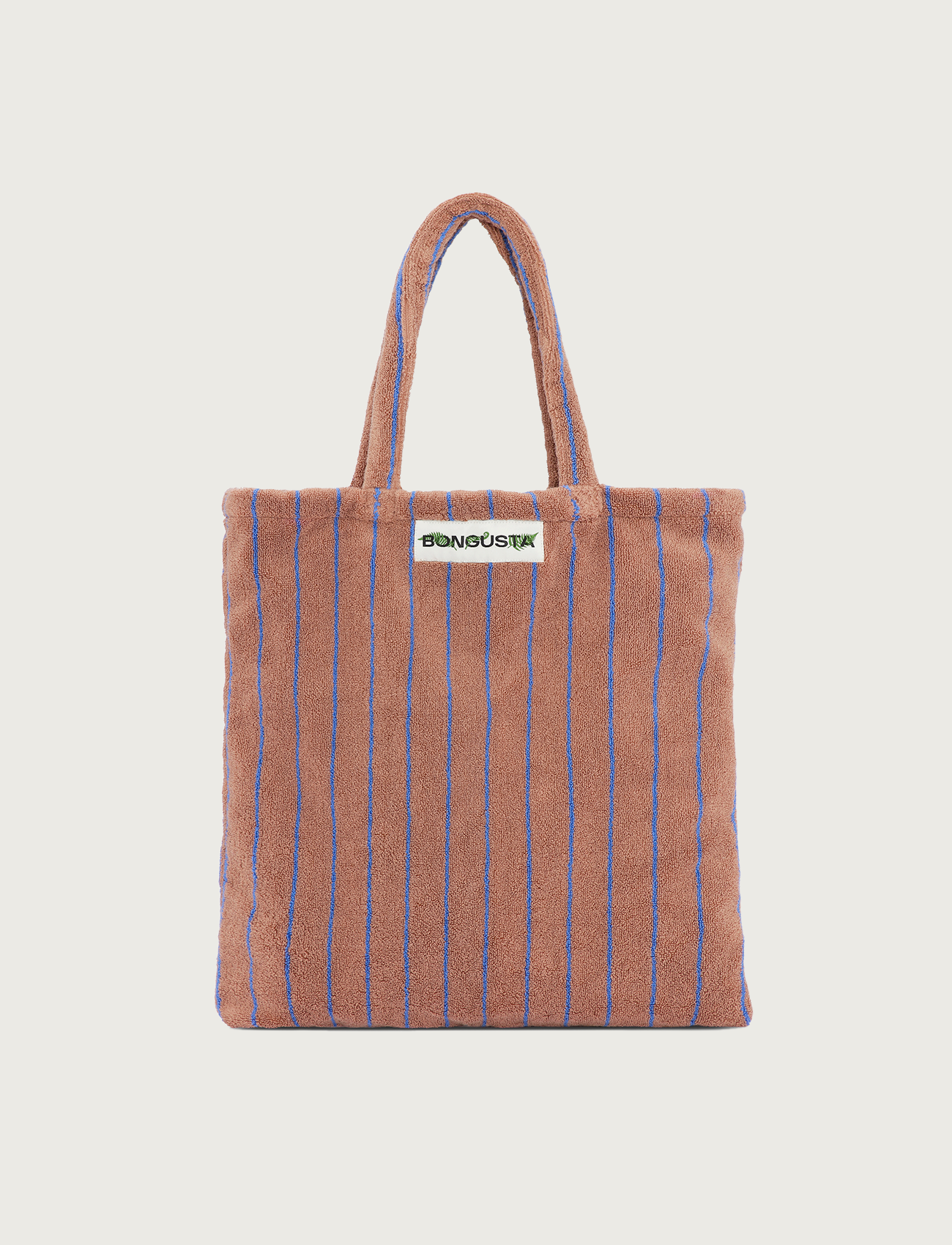 Naram Totebag, camel & ultramarine