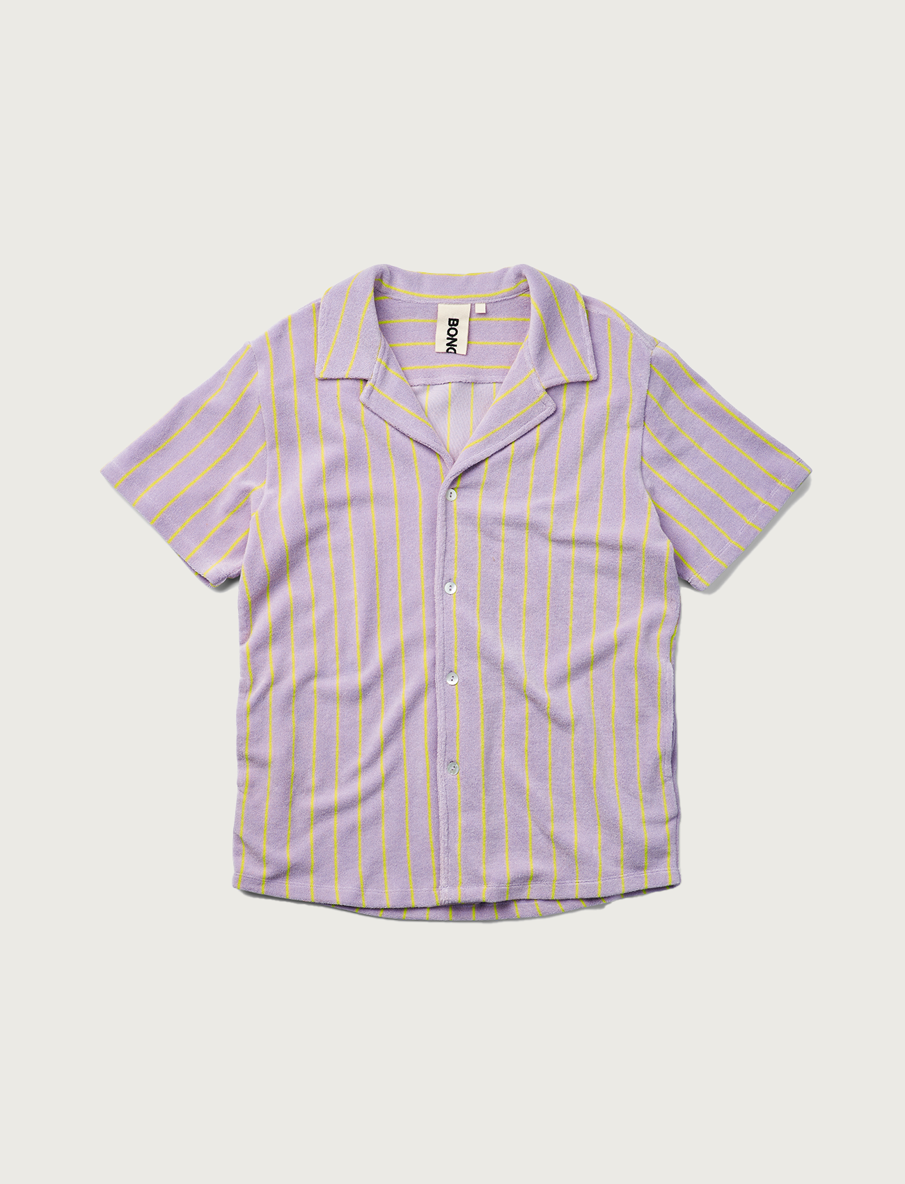 Naram Shirt, lilac & neon yellow