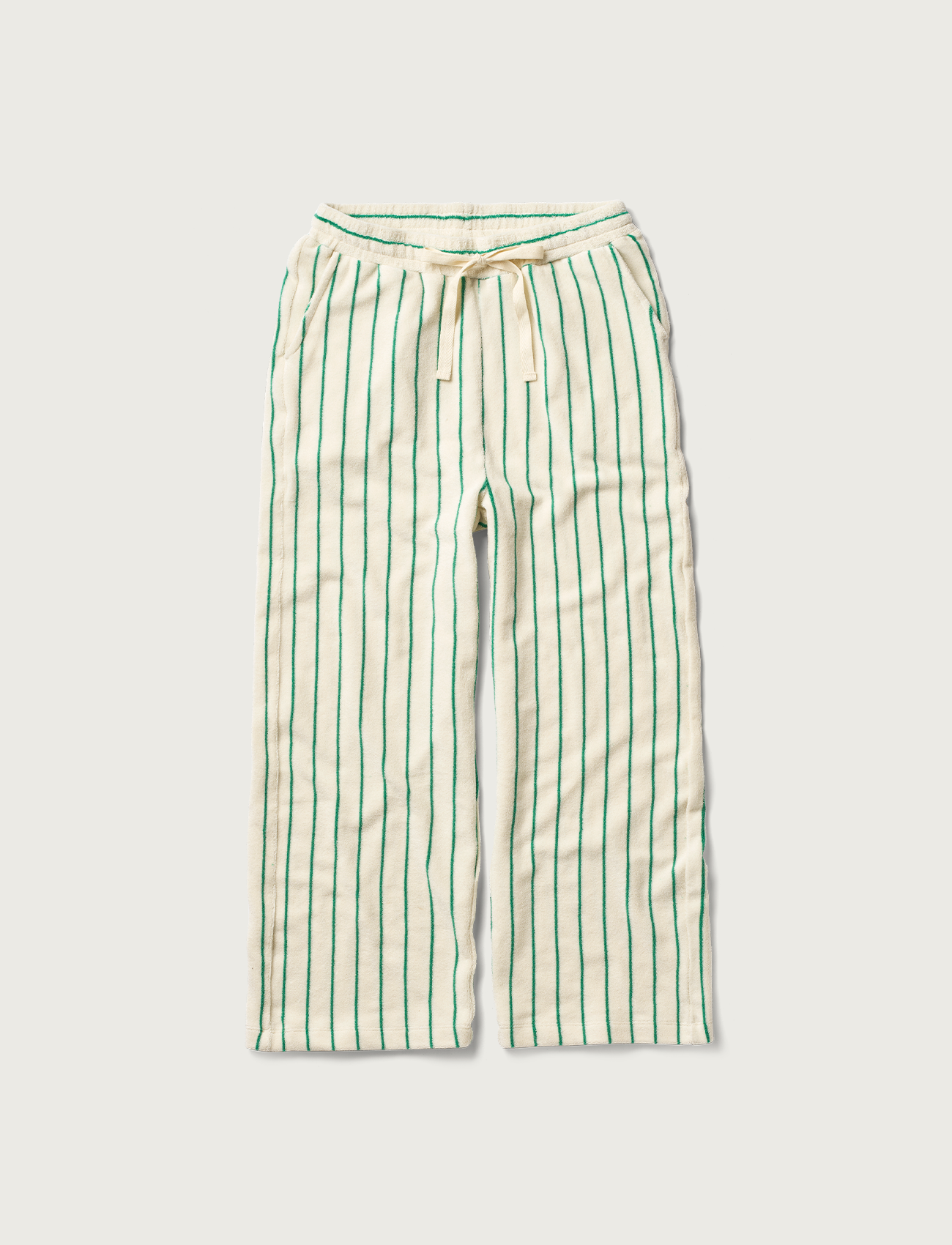 Naram Pants, pure white & grass