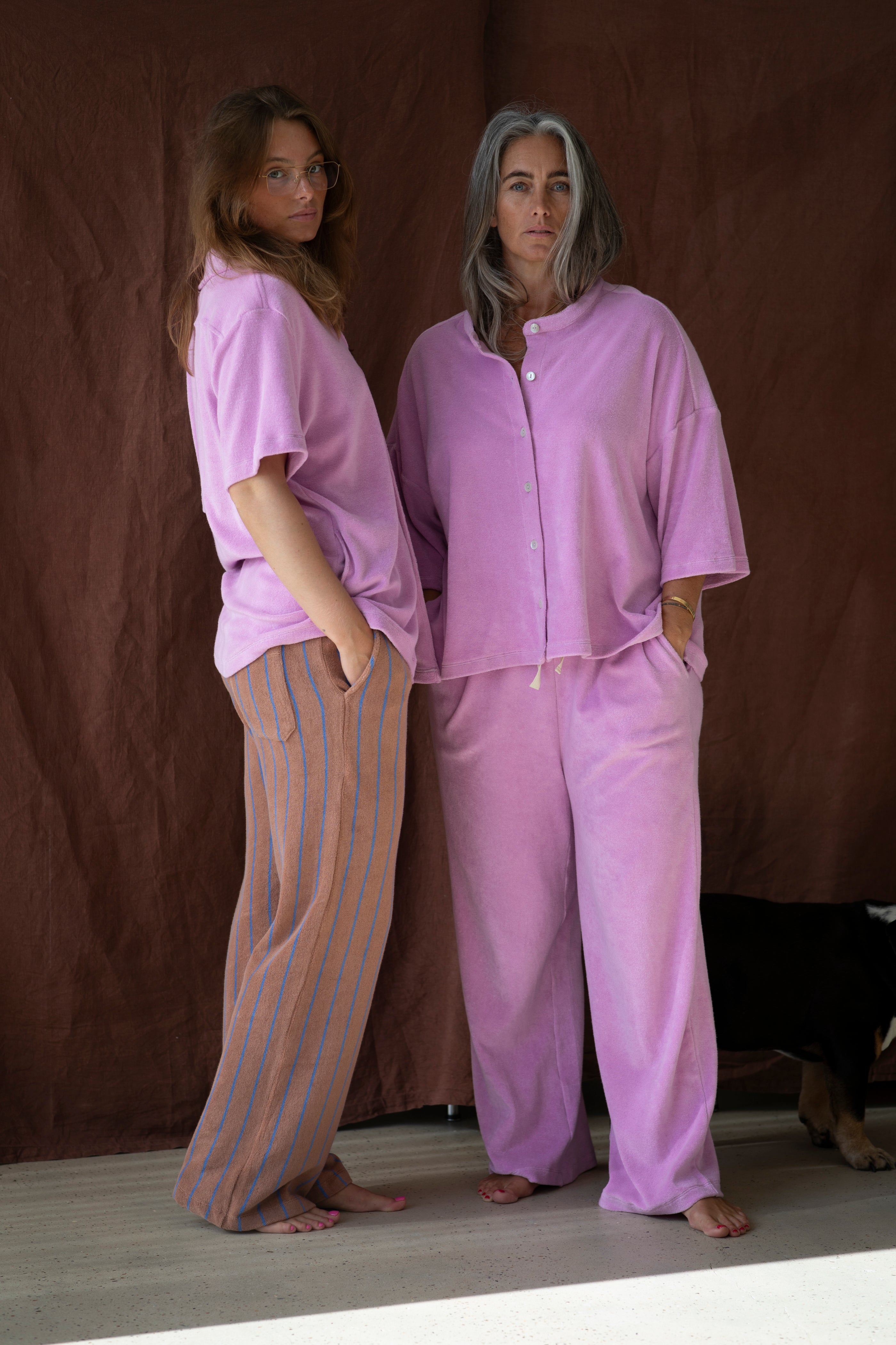 Naram Oversized Shirt, soft fuchsia