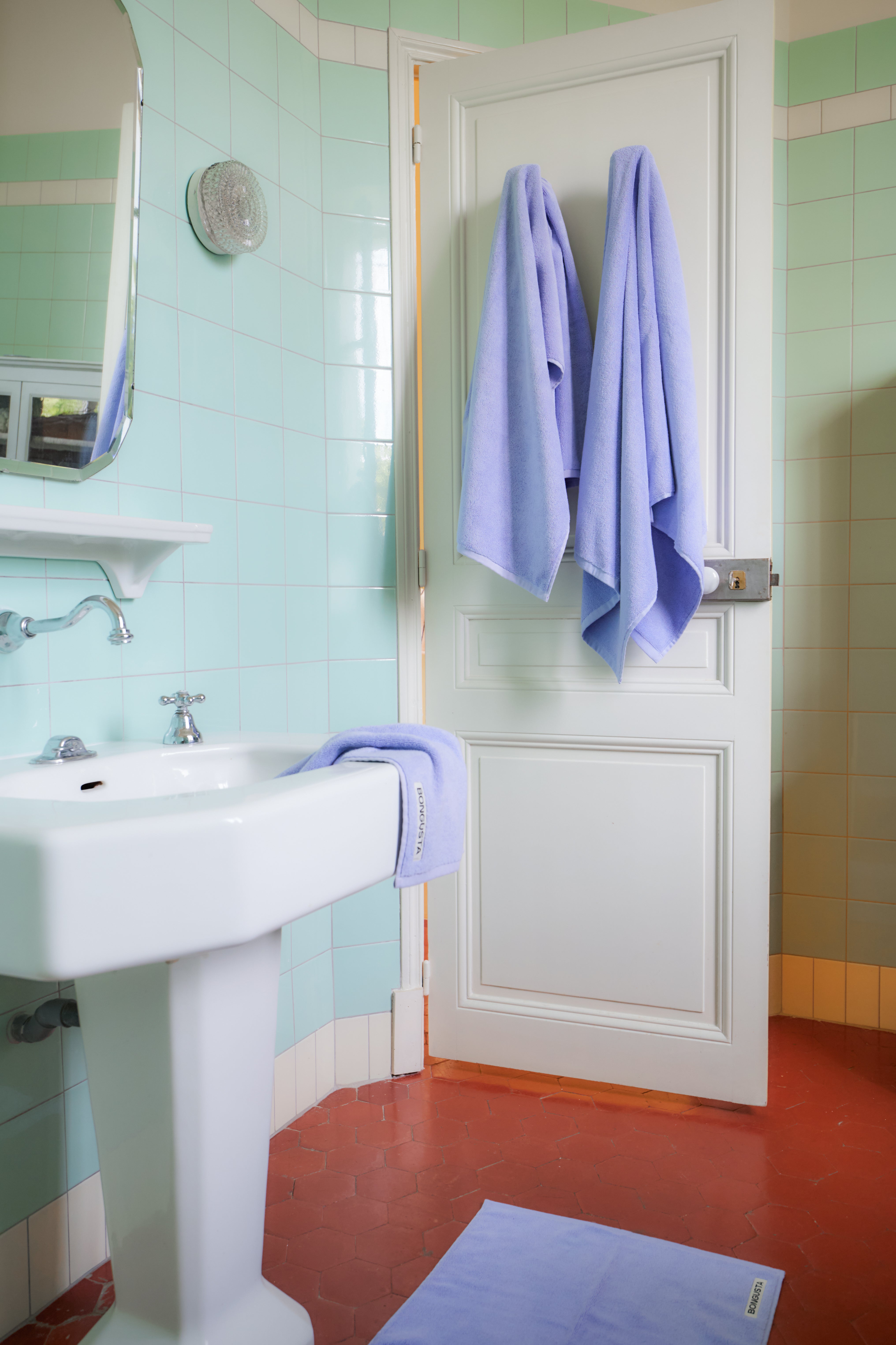 Naram Towels, lavender blue