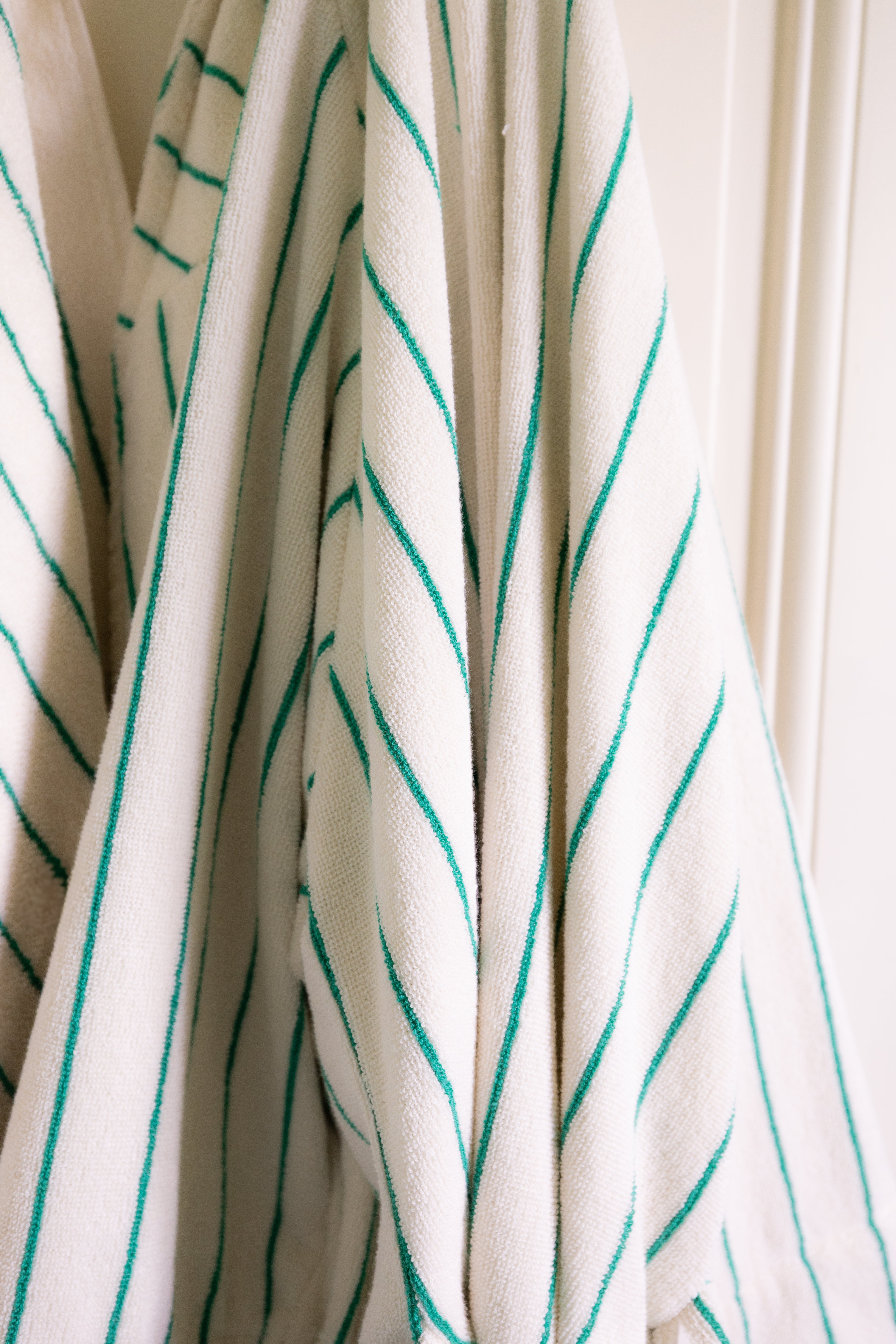 Naram Towels, pure white & grass