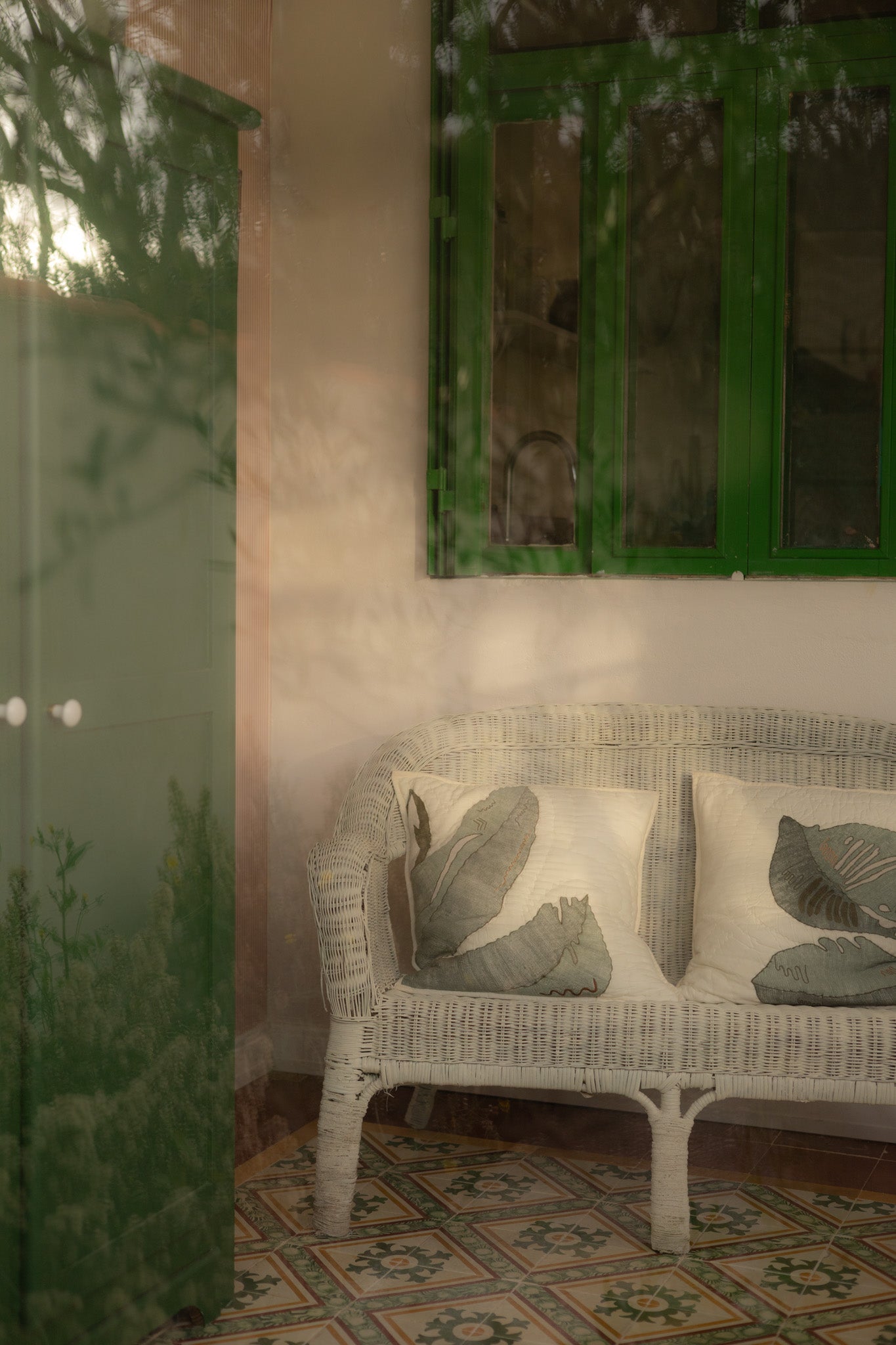 Paradise Quilted Pillow, alcudia