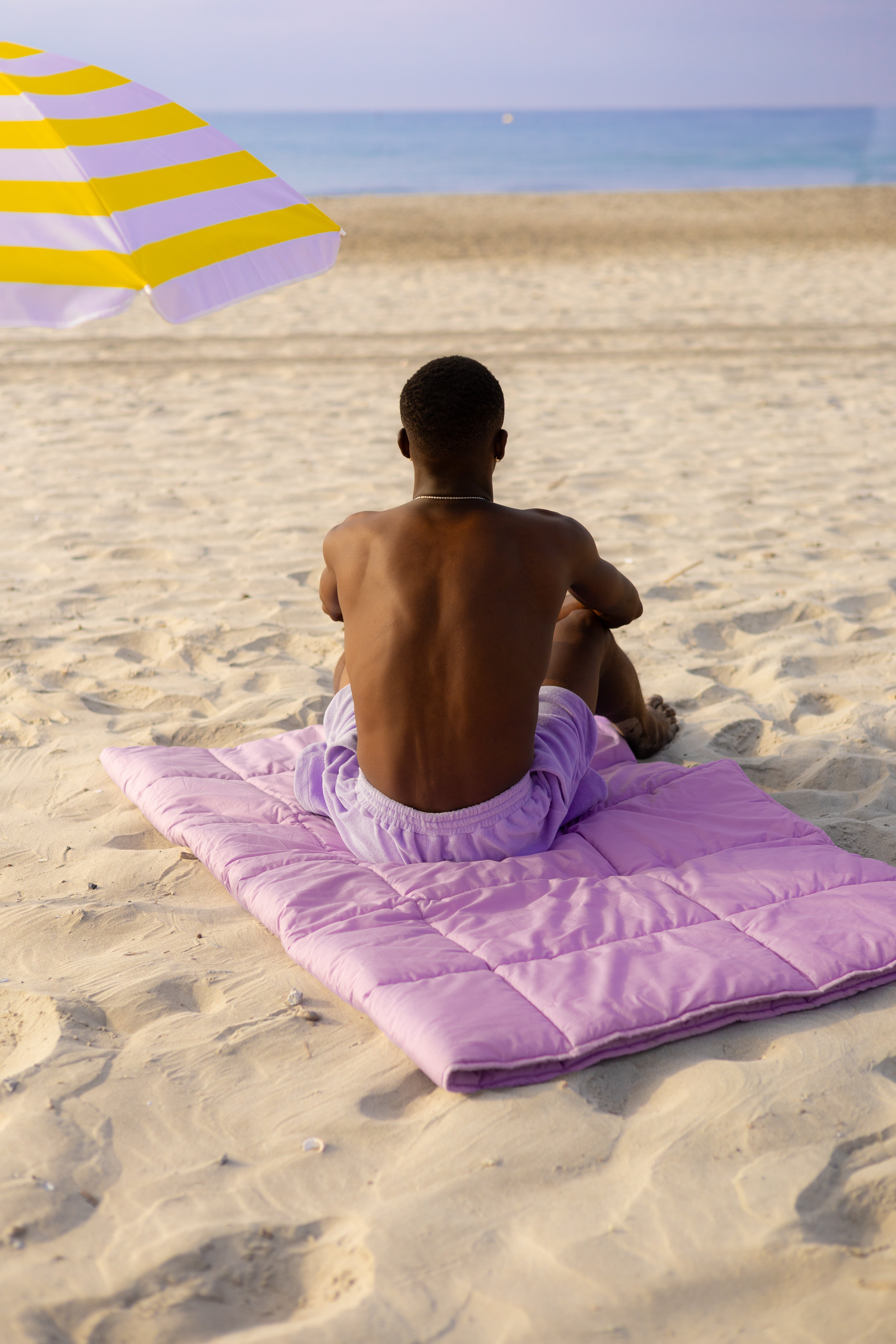 Puffy Blanket, lavender